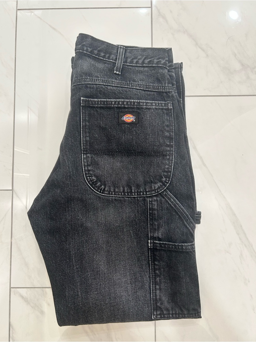 Dickies Men's Black Carpenter Workwear Jeans